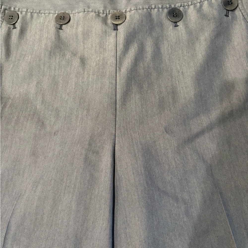 Lafayette 148 New York Blue/Grey Trousers Size 14 - Picture 2 of 6